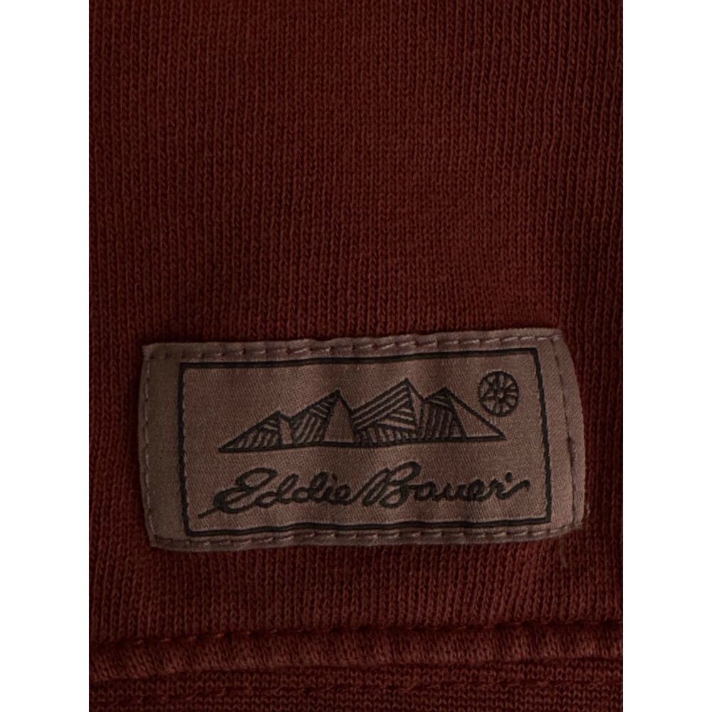 Eddie Bauer Camp Crewneck Fleece Long Sleeve Sweatshirt Men's Size Large - Picture 5 of 9